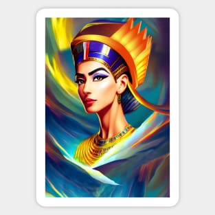 Nefertiti Egyptian Queen Sticker